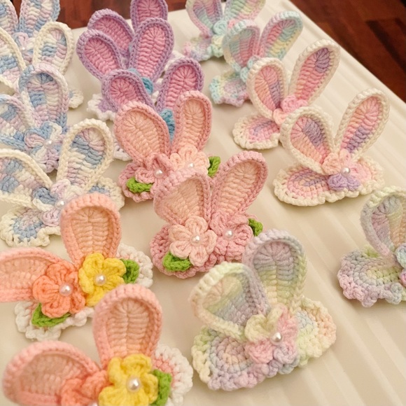 Handmade Hair Clips Crochet Hair Pin Gift for Girls - Picture 10 of 11